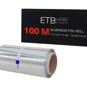 Rolă Folie De Aluminiu Pentru Șuvițe 100m X 12cm X 12 Microni