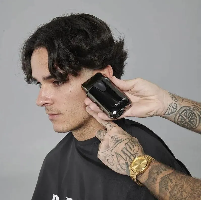 Aparat De Ras Profesional BabylissPro UV Double Foil Metal Shaver - imagine 3