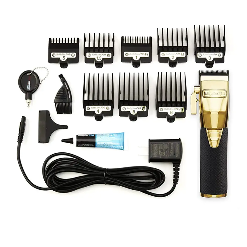 Mașină De Tuns Profesională Babyliss Pro Boost+ 4Artists Metal Gold, Cu Acumulator Și Cablu - imagine 2