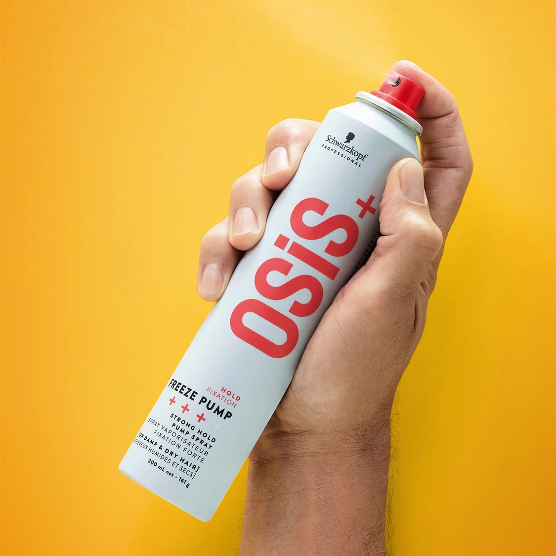 Fixativ Non-Aerosol Cu Fixare Puternică Și Protecție UV Schwarzkopf Professional Osis Freeze Pump, Cantitate : 200ml - imagine 2