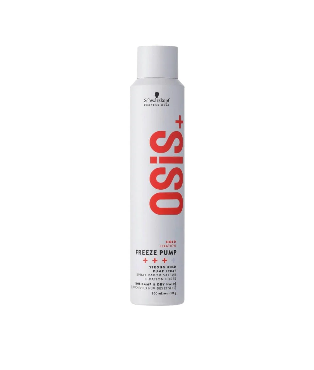Fixativ Non-Aerosol Cu Fixare Puternică Și Protecție UV Schwarzkopf Professional Osis Freeze Pump, Cantitate : 200ml