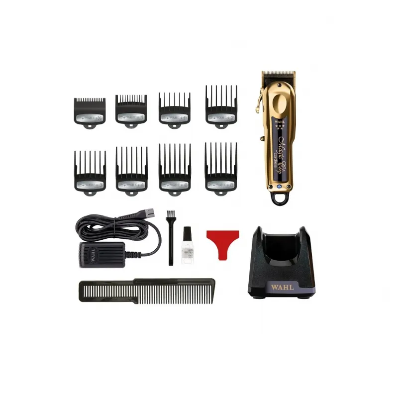 Masina De Tuns Profesionala Wahl Magic Clip 5* Gold Cordless Cu Manevrabilitate Maxima, Fara Fir - imagine 2