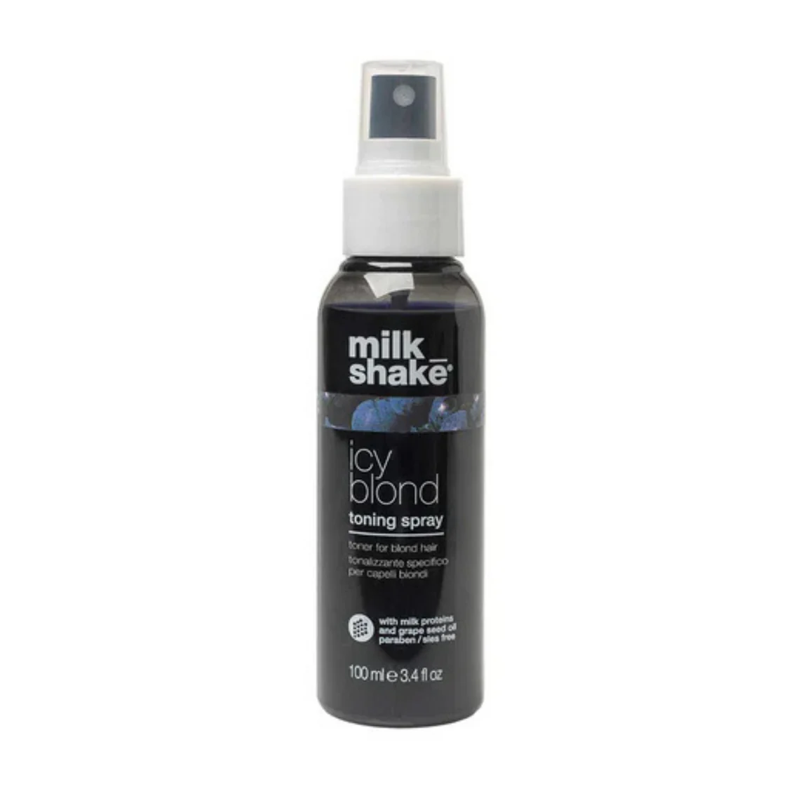 Spray Nuanțator Fără Clătire Pentru Neutralizarea Tonurilor Galbene Milk Shake Icy Blond Toning Spray Leave-in 100ml