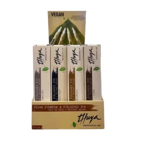 Display Mixt Cu Set De Vopsea Profesională Vegană Gene Și Sprâncene Thuya Cu Efect De Lungă Durată Și Rezistentă La Apă 40 Buc
